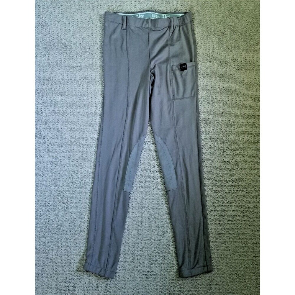 X-Wear by Devon-Aire Breeches Tights YOUTH Size XL Gray Horseback Riding